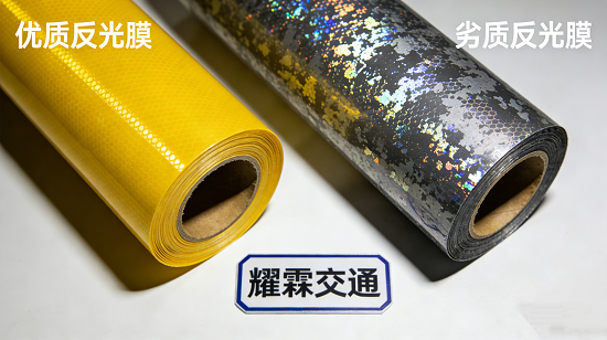 新手必看!交通标牌反光膜好坏鉴别指南,耀霖交通教你避坑